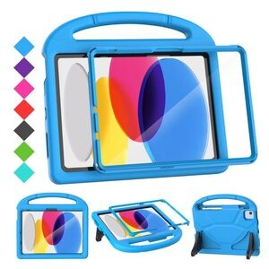 iPad 11th Generation & iPad 10th Generation Compatible-Blue Protective Case